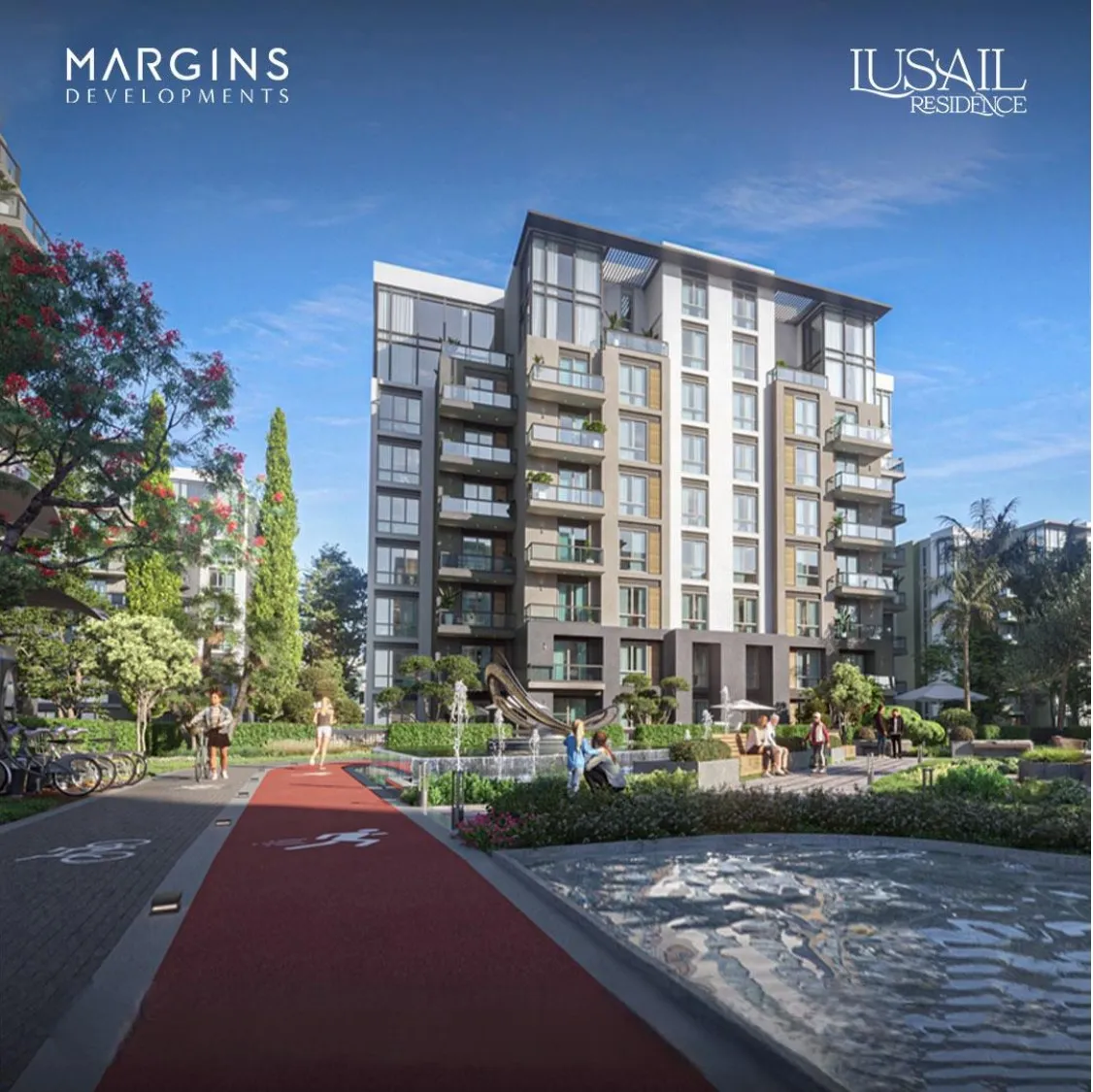 كمبوند لوسيل ريزيدنس القاهرة الجديدة Lusail Residence